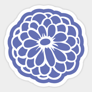 White Flower Sticker